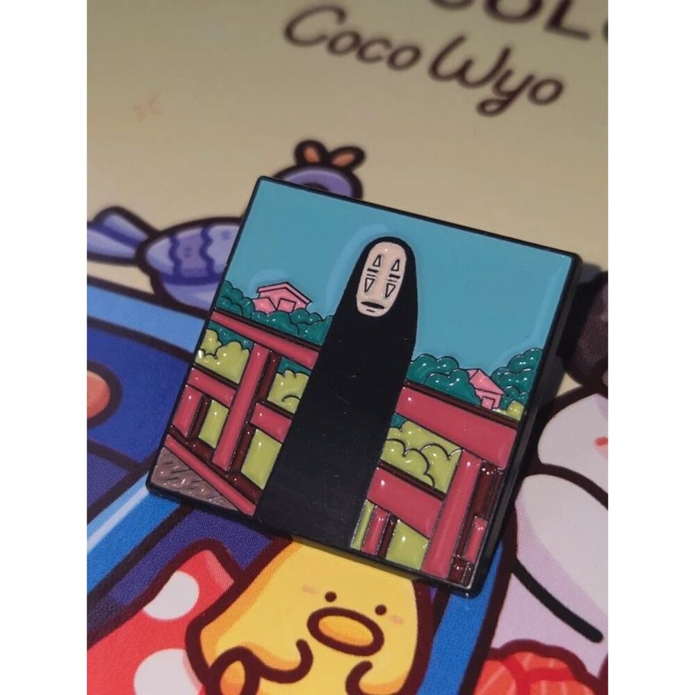 No face studio ghibli anime enamel pin disney spirited away